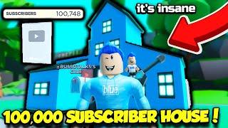 You Need 100,000 SUBSCRIBERS To Buy THIS HOUSE In YouTube Simulator X... *I GOT IT* (Roblox)