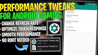 Performance Tweaks For Android Without Root || Optimize CPU & Boost FPS For Gaming ( No Root )