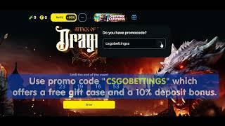 CSGOFast Promo Code "csgobettingss" - Get Free Gift Case and a 10% Deposit Bonus