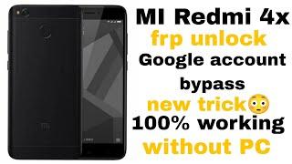 MI Redmi 4X frp bypass miui 11 | MI 4X frp  | MI 4X google account bypass | 100% Working  ||