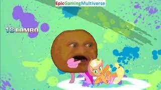 Pinkie Pie And Applejack VS Rebecca Black And Annoying Orange In A MUGEN Match / Battle / Fight