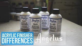 What's the Difference Between Angelus Acrylic Finishers? | Angelus Brand