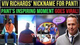 What's the Nickname Viv Richards Gave Rishabh Pant? #RishabhPant #rohitsharma #teamindia