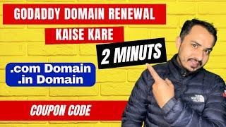 How to Renew our Godaddy domain || godaddy domain renewal kaise kare || domain renewal Godaddy