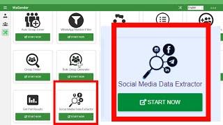 যেকোন দেশের ডাটা বের করুন ফ্রিতেই- Social Media Data Extractor টুলস - Wa sender- Tech Fixer