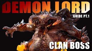 THE ULTIMATE DEMON LORD CLAN BOSS GUIDE! Part 1| RAID: Shadow Legends