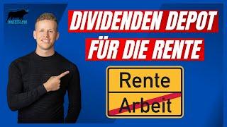 Mein Dividenden Depot für die Rente 2024 | So würde ich es bauen