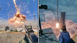 Battlefield 2042 Rocket Launch and Rocket Explosion