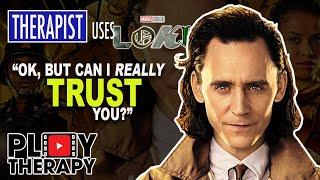 Therapist explores TRUST using the character LOKI and an analogy by Brene Brown