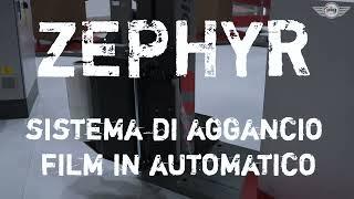 PKG Zephyr: Automatic film attachment system