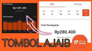 cukup AKTIFKAN 1 TOMBOL AJAIB ini ORDERAN SHOPEE FOOD mu pasti GACOR