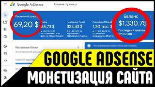 Зарабатывай от 5000 в день! Google Adsense - лучшая партнерка для заработка рекламе в Интернете