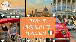 Italien Fazit  / unsere Route und Erfahrungen / unsere 5 Highlights / Stellplatzliste # 29/2024