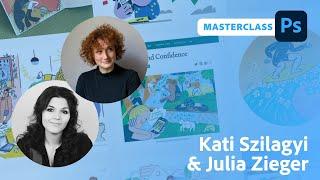 Illustration Masterclass mit Kati Szilagyi und Julia Zieger | Adobe Live