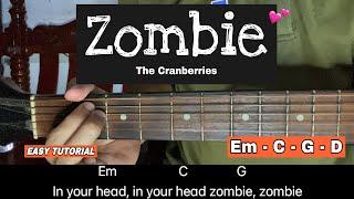 Zombie - The Cranberries | Guitar Tutorial | Easy Chords