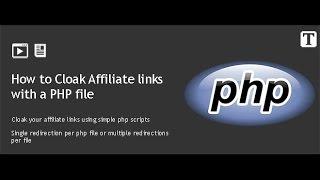 How to Cloak/Redirect Affiliate Links with a PHP Script