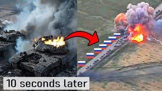 Ukrainian FPV drones brutally destroy russian tanks. it's NOT NEWS!