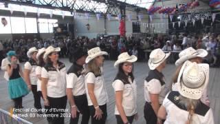 Festival country d'Evreux (1/4) samedi 03 novembre 2012 concours de danse Interclubs