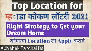 Top location under MHADA Kokan lottery 2021 and right strategy to apply