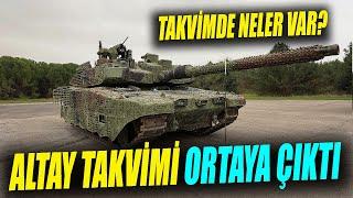 Altay tankının üretim takvimi ortaya çıktı - ALTAY main battle tank - Savunma Sanayi - BMC - ASELSAN