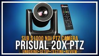 Prisual NDI 20X PTZ | Unboxing, Setup, & Review