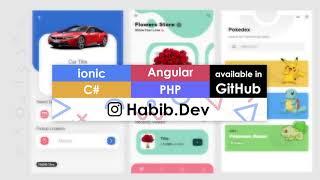 Habib Dev. ionic Angular UI Challanges Summary - Free and Open Source in GitHub. Link below.