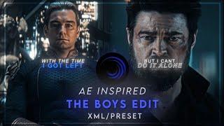 Ae inspired The Boys edit like @Hoboedits2 in Alight motion  | No password  | Xml + Preset