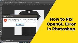 How to fix OpenGL in Photoshop, Graphics processor not detected, Rotate hand tool and 3D features