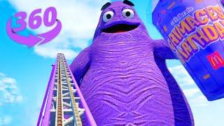 360 VR Grimace Shake Roller Coaster