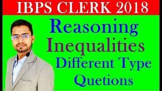 Reasoning Inequalities Different Type Questions For IBPS Clerk Pre |