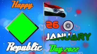 Green screen republic day | Happy republic day 2022 green screen | 26 January video green screen