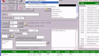 Datamike kirjanpito - tositteiden syöttäminen