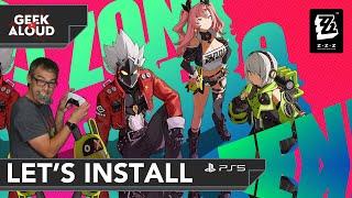 Let's Install - Zenless Zone Zero [Playstation 5] #gaming