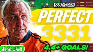 Johan Cruyffs PERFECT FM24 Tactics! | 95% Win Rate / 4.4+ Goals!
