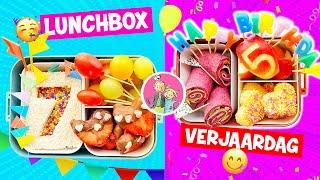 LEUKE LUNCHBOX IDEEËN voor Een Verjaardag Lunchbox Naar SCHOOL!! *Extra Feestelijk DeZoeteZusjes