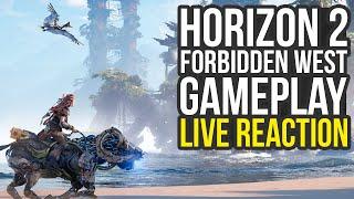 Horizon Forbidden West Gameplay Reaction & Pre-Show (Horizon Zero Dawn Forbidden West Gameplay)