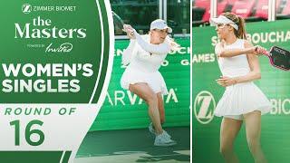 Brooke Buckner v Genie Bouchard at the Zimmer Biomet Masters