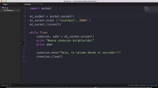 Crear servidor sockets con Python - Bytes