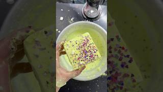 Neon paste and glitter