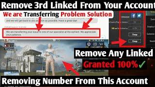 New method to remove 3rd Link Email+Phone Number+Any Social🫀 | HOW TO UNLINK 3RD LINK IN PUBG MOBILE