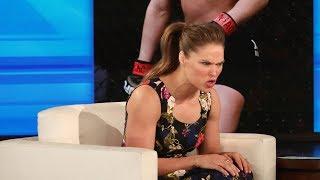 Ronda Rousey Shows Ellen How to Mean Mug