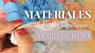 ¿Qué Materiales necesito para TRAJES DE BAÑO? /Ropa de baño ¿que necesito para coser trajes de baño?