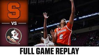 Syracuse vs. Florida State Full Game Replay | 2024-25 ACC Women's Basketball