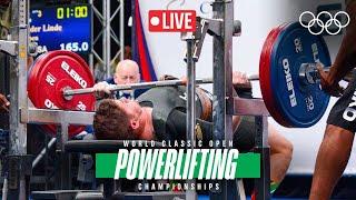  LIVE Powerlifting World Classic Open Championships | Men's 93kg Group B