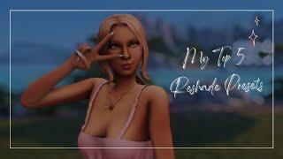 My Top 5 Sims 4 Reshade Presets  *WITH LINKS*