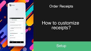 Clover POS: How to customize receipts?