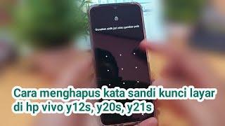 Cara menghapus kata sandi kunci layar di hp vivo y12s, y20s, y21s