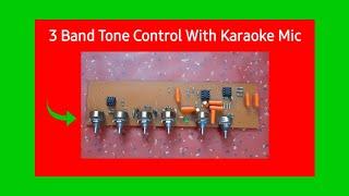 3 Band Tone Control With Karaoke Mic 