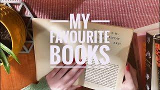 ASMR | 3 hours of me showing you my favourite books | whispering & tapping & page turning