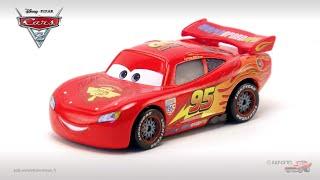 BDD World of Cars - Lightning McQueen with Racing Wheels (unibody variant)